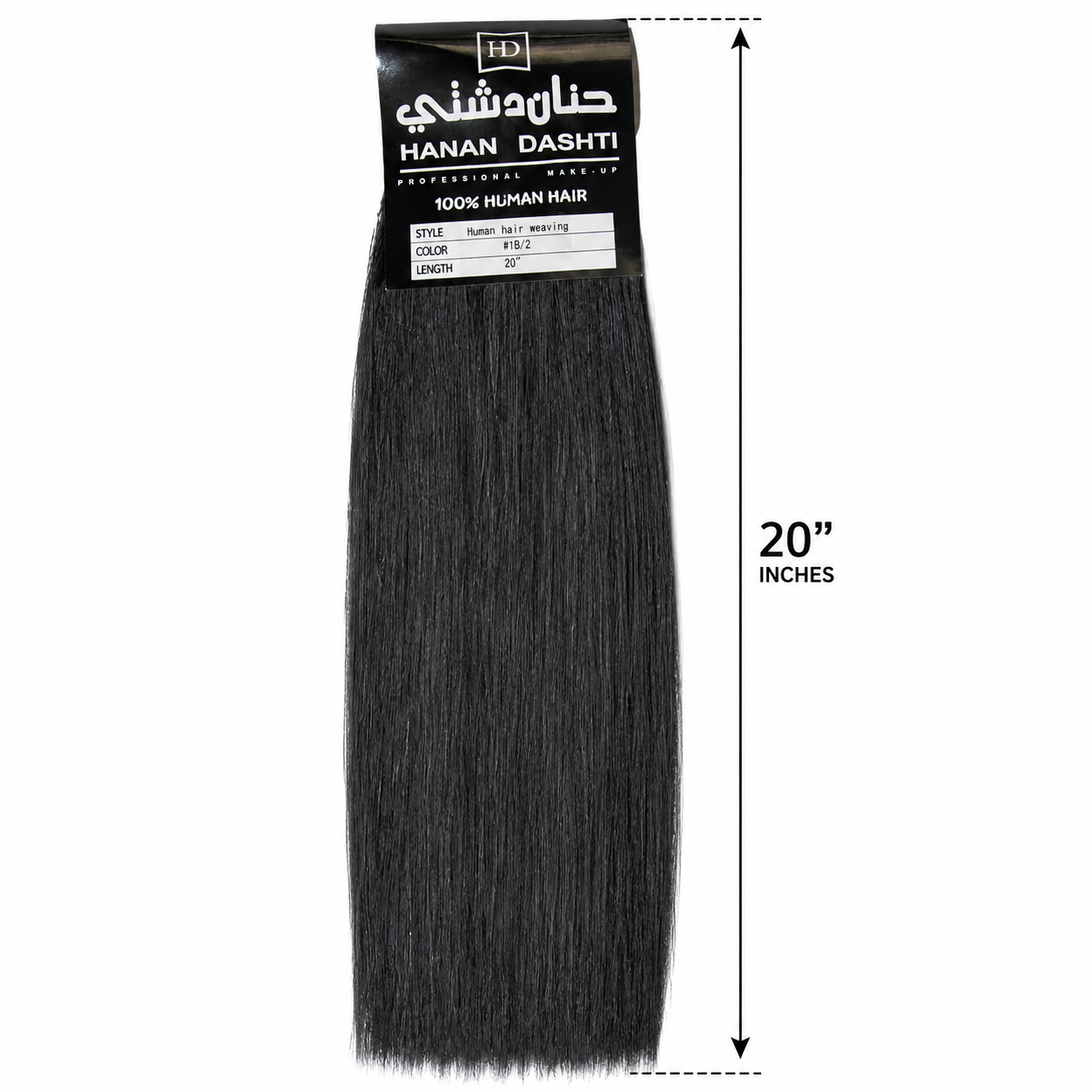 Natural Hair 1B/2 - 20 Inches