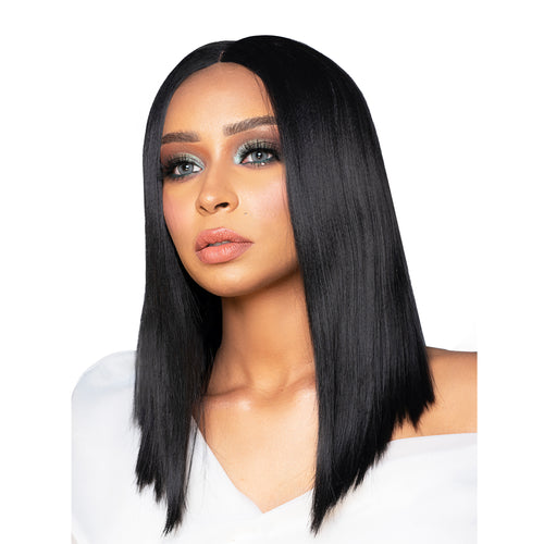 Synthetic Natural Black Wig 14 inches